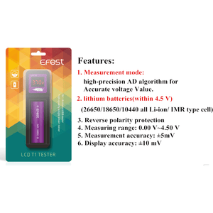 Efest LCD T1 Battery Tester Chargers