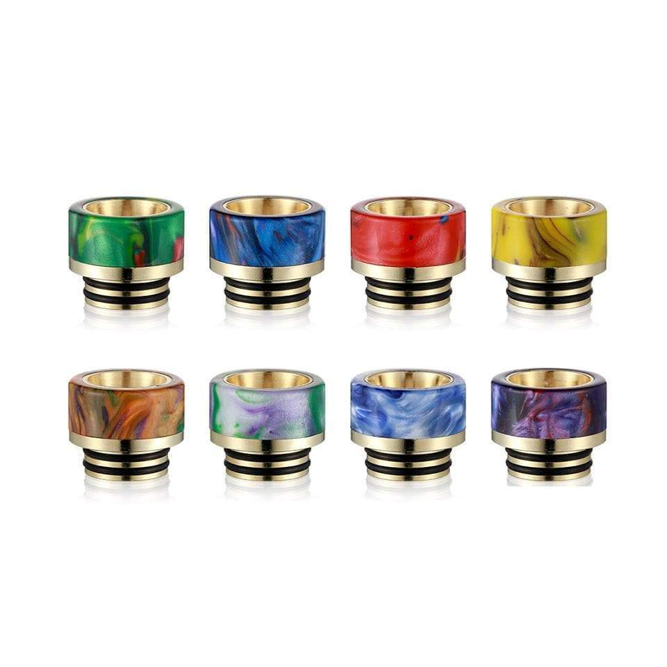 Epoxy Resin + Acrylic Hybrid Gold 810 Drip Tip Drip Tips