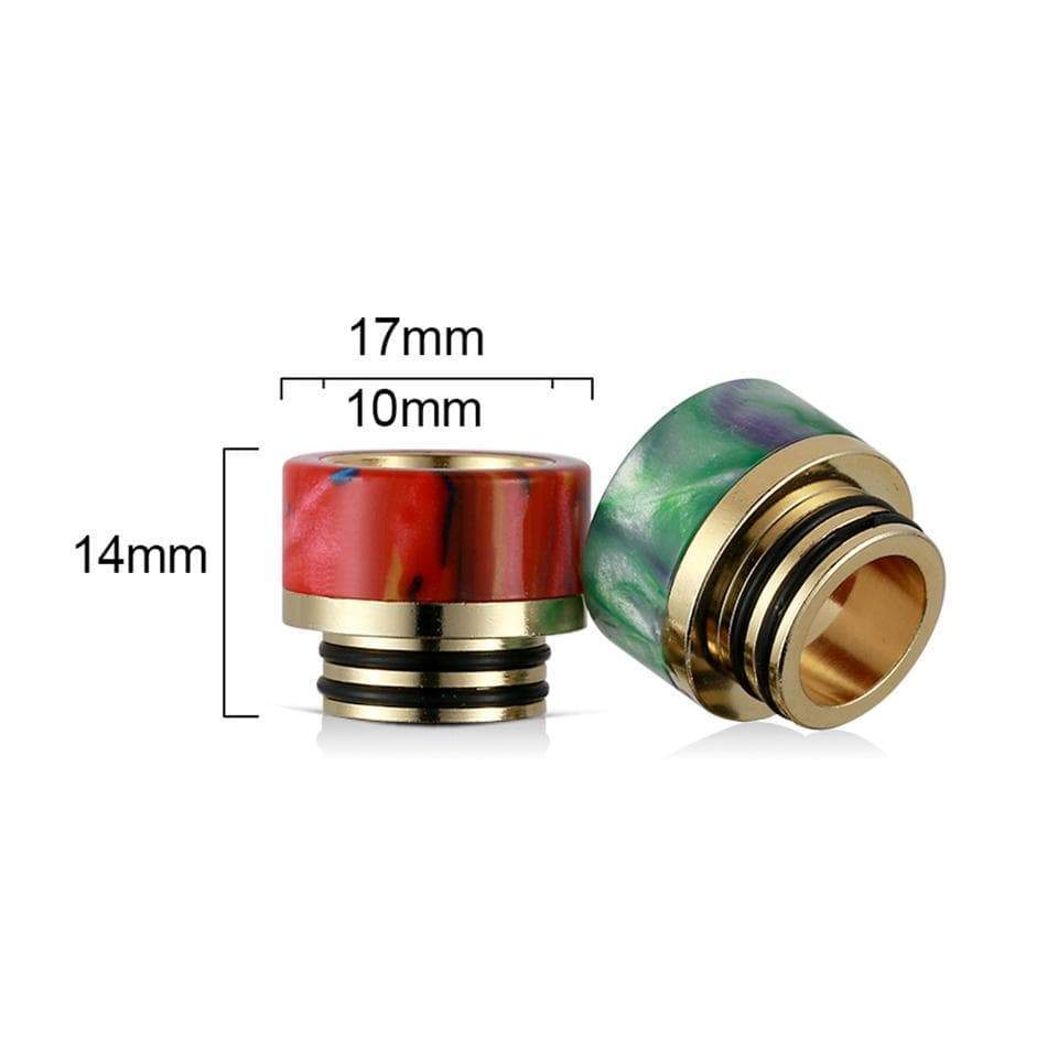Epoxy Resin + Acrylic Hybrid Gold 810 Drip Tip Drip Tips