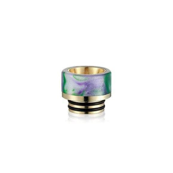 Epoxy Resin + Acrylic Hybrid Gold 810 Drip Tip Drip Tips