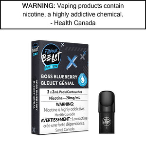 Flavour Beast Pod Pack Boss Blueberry / 20mg/mL Pre-Filled Pods