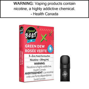Flavour Beast Pod Pack Green Dew / 20mg/mL Pre-Filled Pods