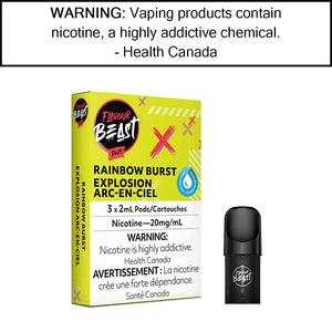 Flavour Beast Pod Pack Rainbow Burst / 20mg/mL Pre-Filled Pods