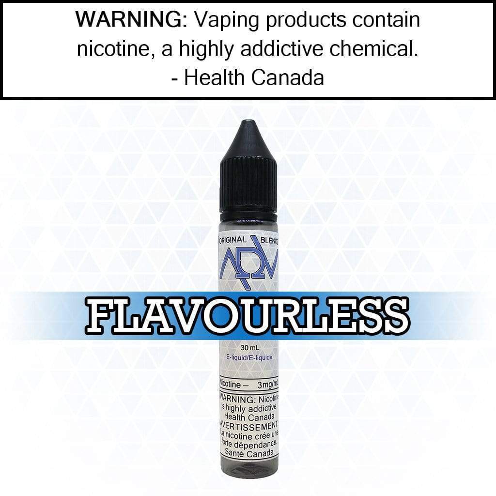 flavourless vape juice FLAVOURLESS | NO FLAVOUR | ADV BLENDZ | NIC SALT | ELIQUID