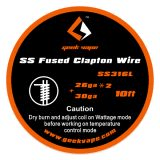 Geek Vape Clapton SS316 Wire (26GA*2/Paralleled + 30GA) Wire