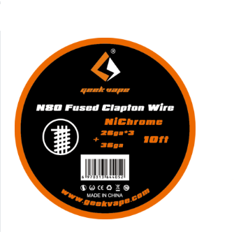 Geek Vape N80 Clapton Wire Geek Vape N80 Fused clapton wire(26ga*3+36ga) Wire