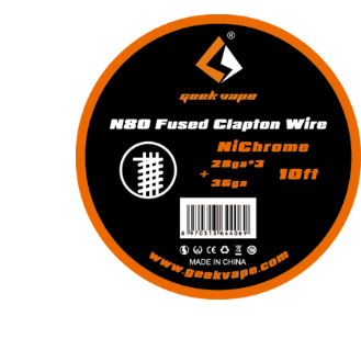 Geekvape | N80 Fused Clapton - Wire | Rebuildables | All Day Vapes Geekvape | N80 Fused Clapton - Wire | Rebuildables | All Day Vapes