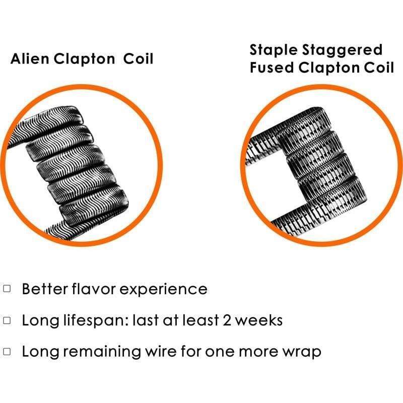 Geekvape Premade Coils Geekvape Prebuilt Caterpillar Track SS316 wire Premade Coils