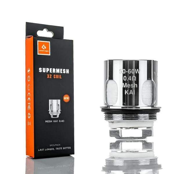 GeekVape Super Mesh Replacement Coils Mesh X2 0.4 ohm V2 (1pc/coil) Replacement Coils