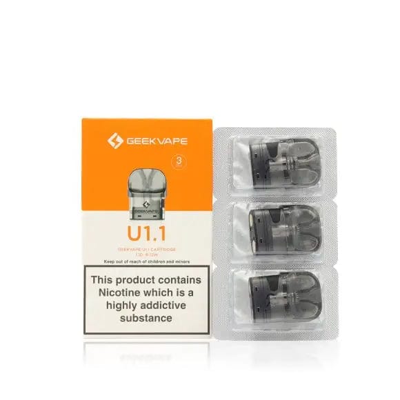 Geekvape U Replacement Pods (CRC) 1.1ohm SE Replacement Pods