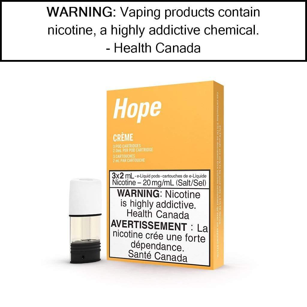 Hope - STLTH Premium Co-Brand Pods Creme / 20mg/mL - Salt Pre-Filled Pods