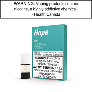 Hope - STLTH Premium Co-Brand Pods Mint / 20mg/mL - Salt Pre-Filled Pods