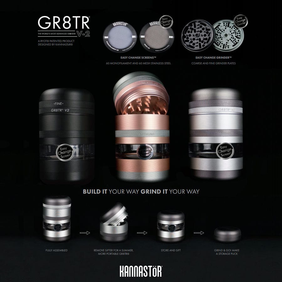 Kannastör GR8TR V2 Series Grinder Herbal