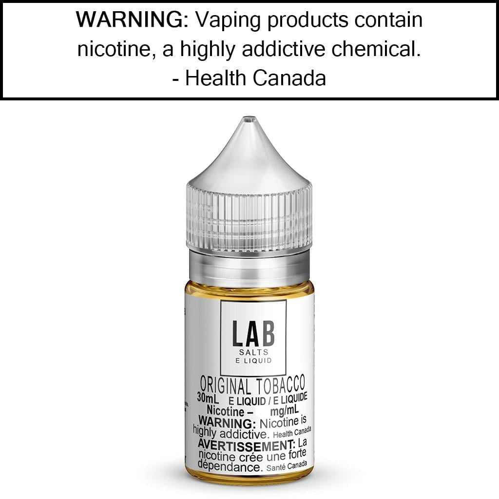 Lab Salts 30ML ORIGINAL TOBACCO Salt Based E-Liquids