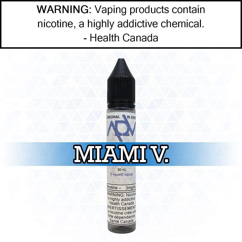 Miami V - ADV BLENDZ Traditional Freebase / 50/50 / 0.1 Regular E-Liquids