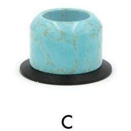 Mini Super Tank Drip Tips Stone Tip Teal "C" Drip Tips