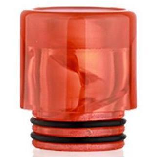 Plastic 810 Drip Tip Orange/Red Drip Tips