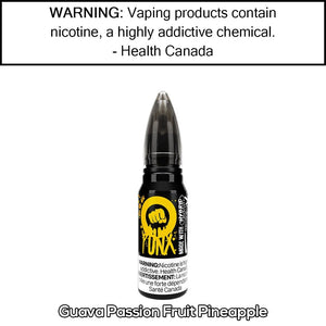 PUNX Hybrid Nicotine 30ML by Riot Squad Guava Passionfruit Pineapple / 5mg/mL Salt Based E-Liquids