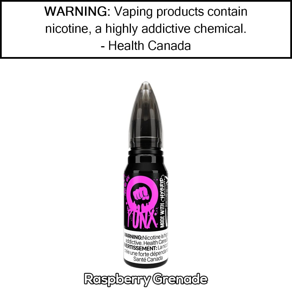PUNX Hybrid Nicotine 30ML by Riot Squad Raspberry Grenade / 5mg/mL Salt Based E-Liquids