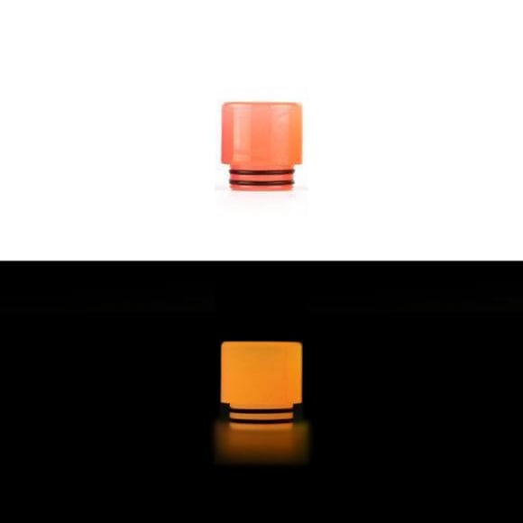 Reewape Luminous Resin Drip Tip Neon Orange Drip Tips