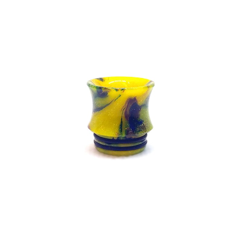 Resin 810 Drip Tip Tapered Yellow Mix Drip Tips