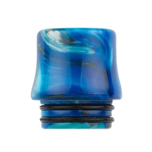 Resin Tapered Contour 810 Drip Tip Blue Drip Tips