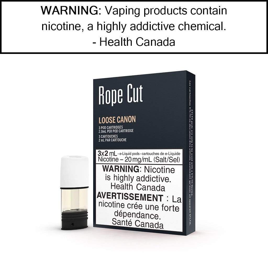 Rope Cut - STLTH Premium Co-Brand Pods Loose Canon / 20mg/mL - Salt Pre-Filled Pods