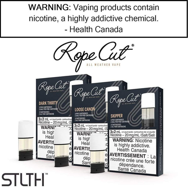 STLTH PODS | ROPE CUT | UNIQUE TOBACCO FLAVORS | 3- 2mL PACK