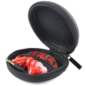 Round Zippered Case Storage Cases