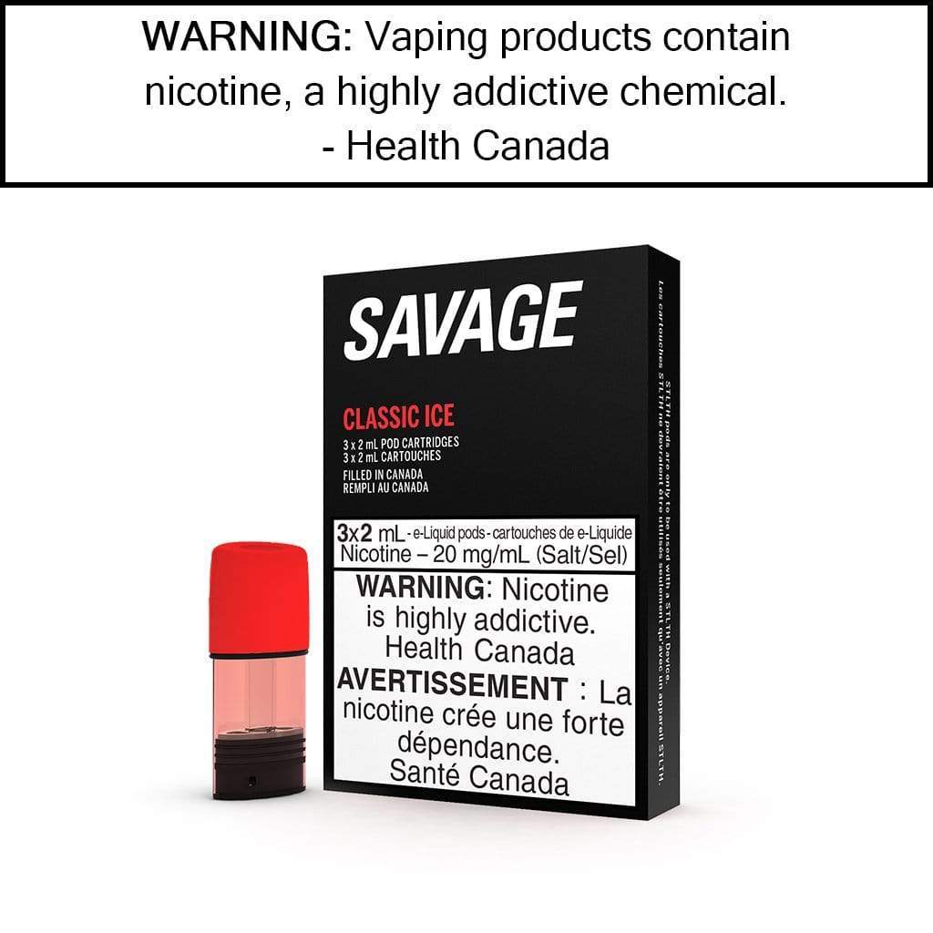 Savage - STLTH Pods Classic Ice / 20mg/mL Pre-Filled Pods