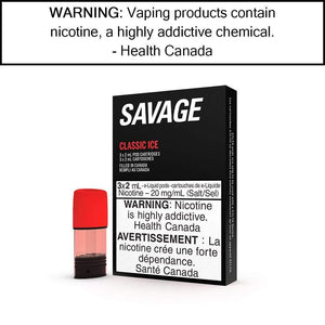 Savage - STLTH Pods Classic Ice / 20mg/mL Pre-Filled Pods