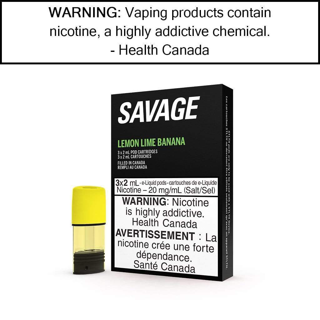 Savage - STLTH Pods Lemon Lime Banana / 20mg/mL Pre-Filled Pods