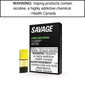 Savage - STLTH Pods Lemon Lime Banana / 20mg/mL Pre-Filled Pods