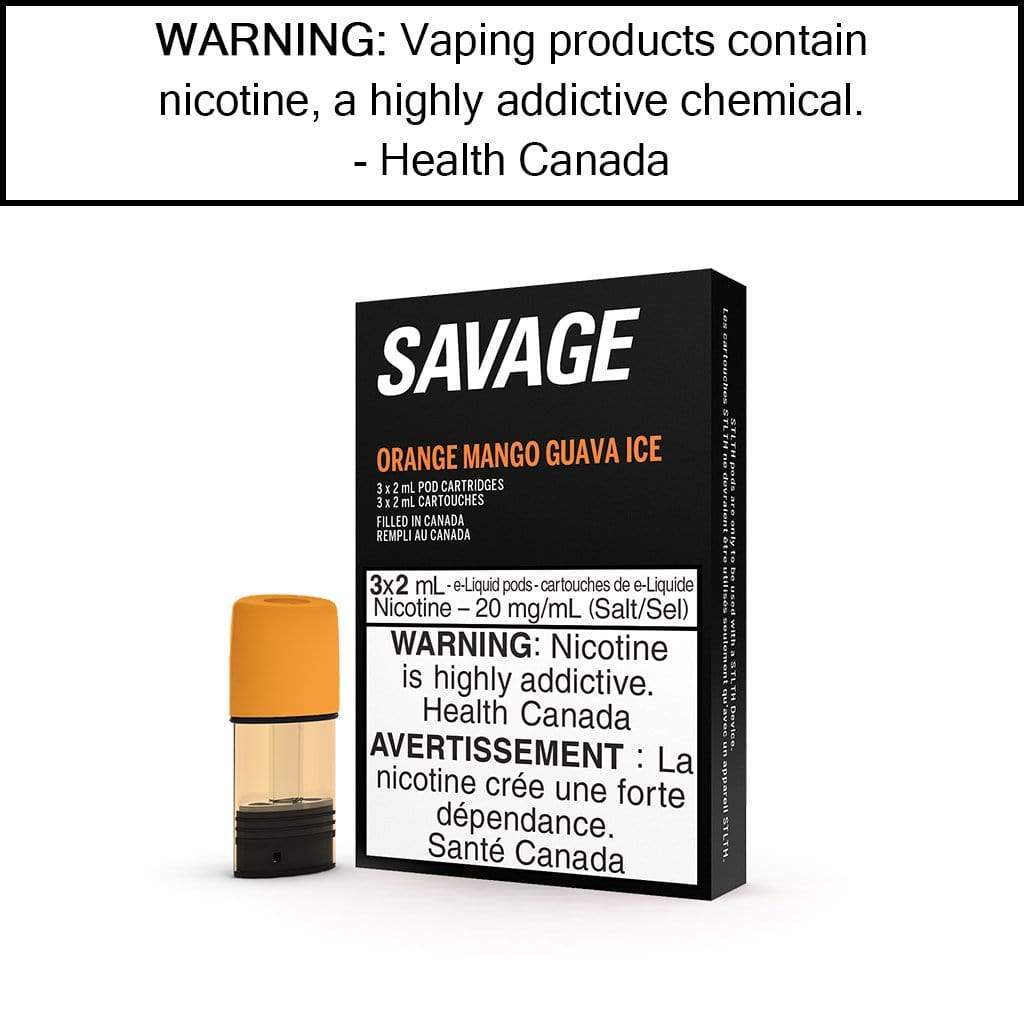 Savage - STLTH Pods Orange Mango Guava Ice / 20mg/mL Pre-Filled Pods
