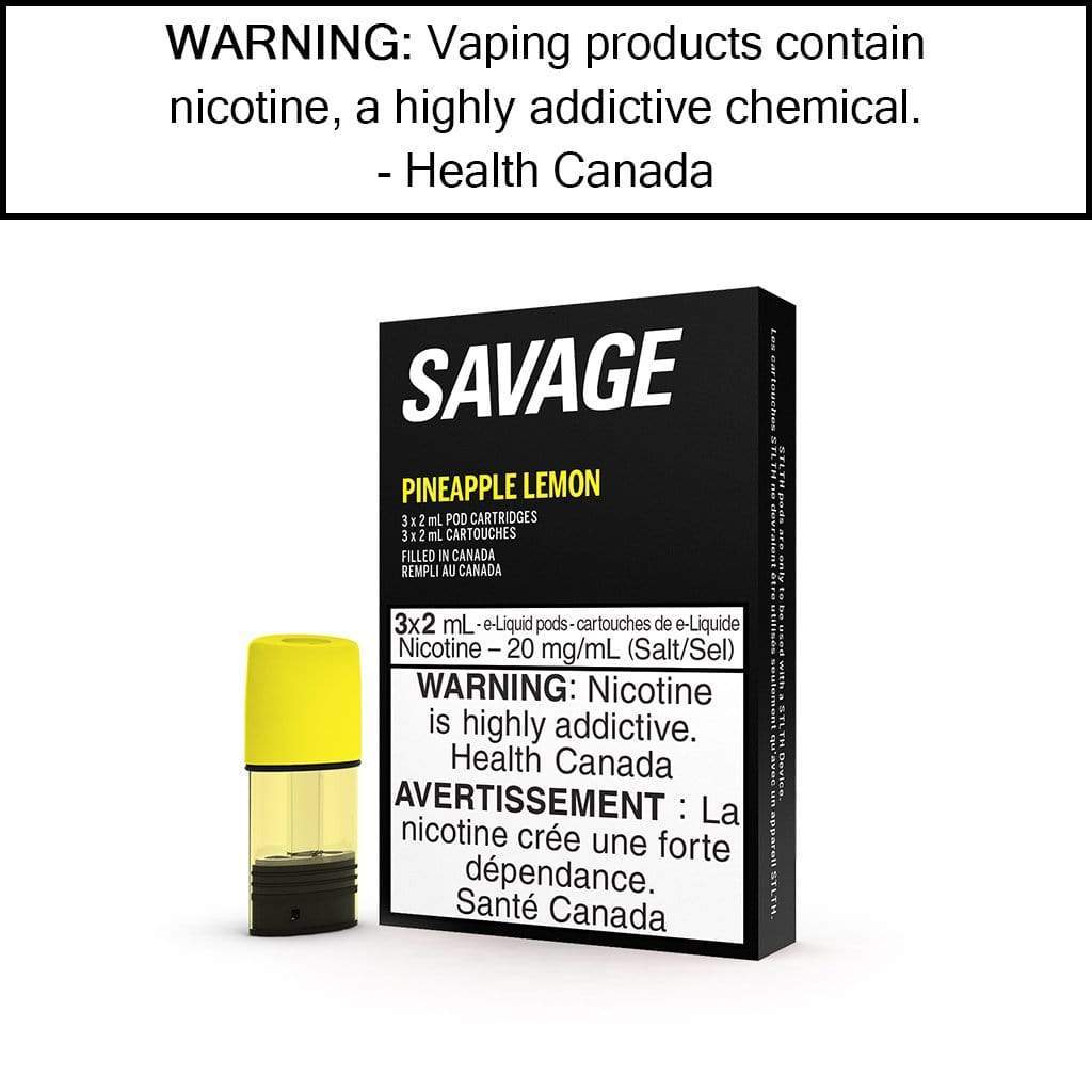 Savage - STLTH Pods Pineapple Lemon / 20mg/mL Pre-Filled Pods