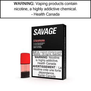 Savage - STLTH Pods Strawnana / 20mg/mL Pre-Filled Pods