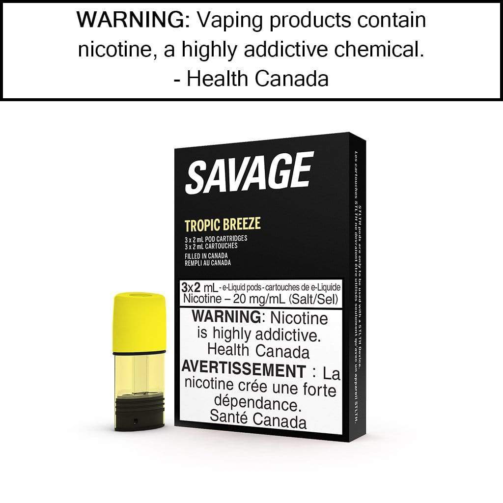 Savage - STLTH Pods Tropic Breeze / 20mg/mL Pre-Filled Pods