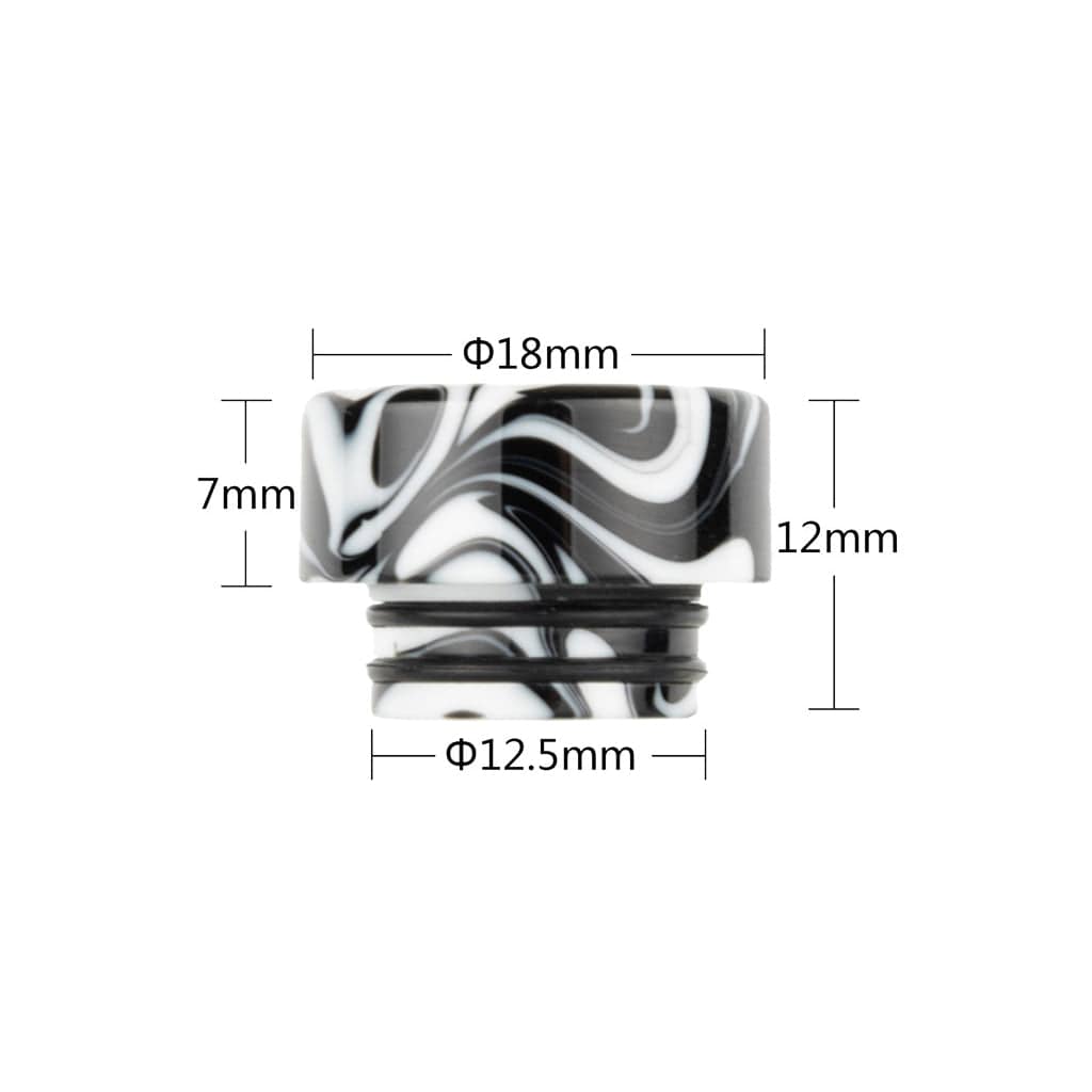 Short Resin 810 Drip Tip Drip Tips