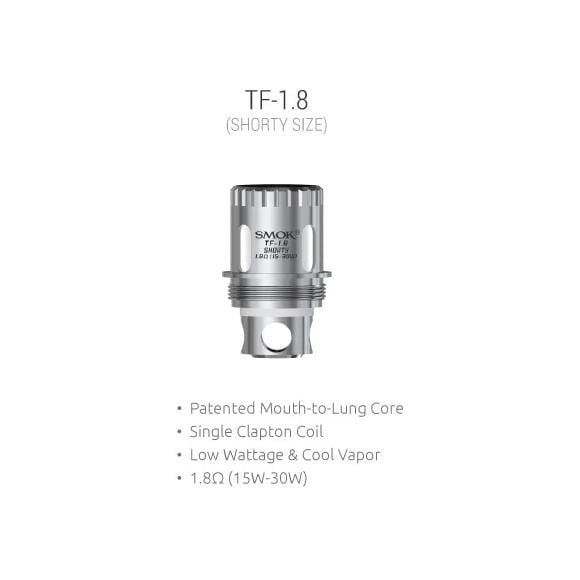 Shorty TFV4 Coils Single Clapton 1.8 (1pc/coil) Replacement Coils