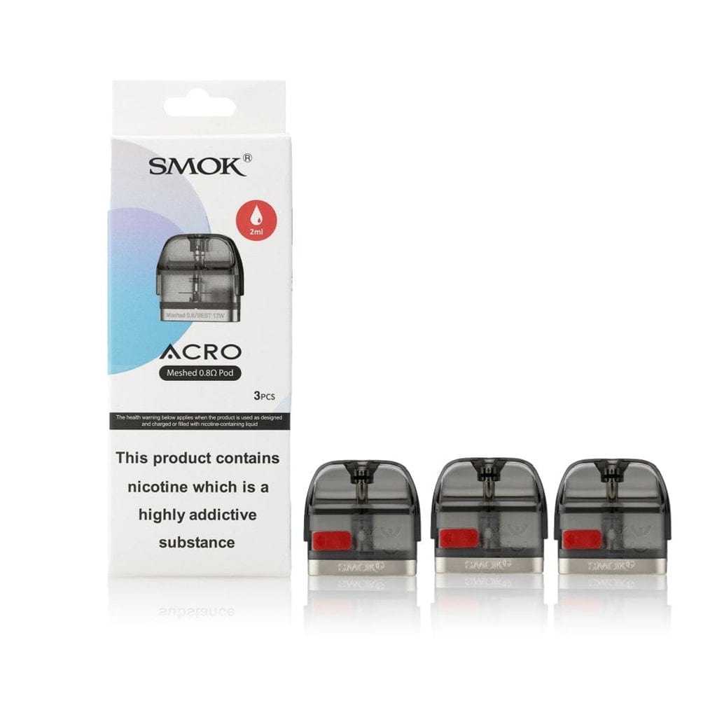 SMOK ACRO Replacement Pods (CRC) 0.8 Mesh Replacement Pods