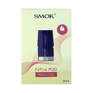 Smok Nfix Replacement Pods 2ML (CRC) 0.8ohm Mesh MTL Replacement Pods