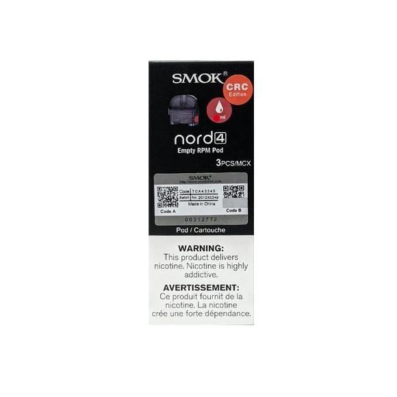 SMOK | Nord 4 (2ML CRC) - Replacement Pods | All Day Vapes SMOK | Nord 4 (2ML CRC) - Replacement Pods | All Day Vapes