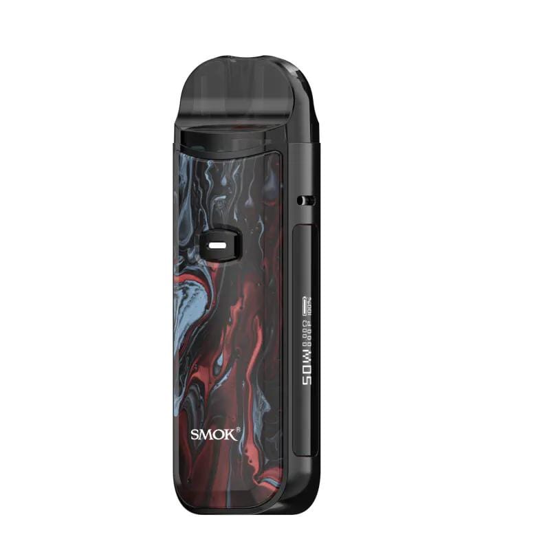 SMOK Nord 50W Pod Kit (2ML CRC) Black Red Marbling Pod Systems