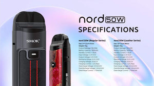 SMOK Nord 50W Pod Kit (2ML CRC) Pod Systems