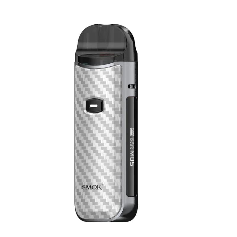 SMOK Nord 50W Pod Kit (2ML CRC) Silver Carbon Fiber Pod Systems