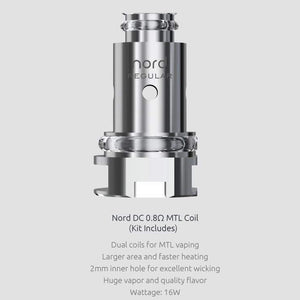 SMOK NORD Replacement Coils 0.8 ohm DC MTL Replacement Coils