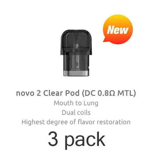SMOK NOVO 2 Replacement Pods (CRC) 0.8 ohm DC MTL Replacement Pods