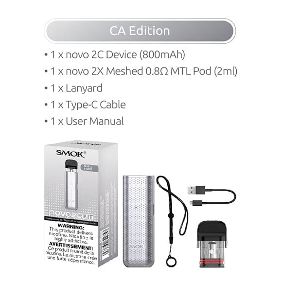 SMOK | Novo 2C Pod Kit - Pod Systems | Budget Pod Kits | All Day Vapes ...