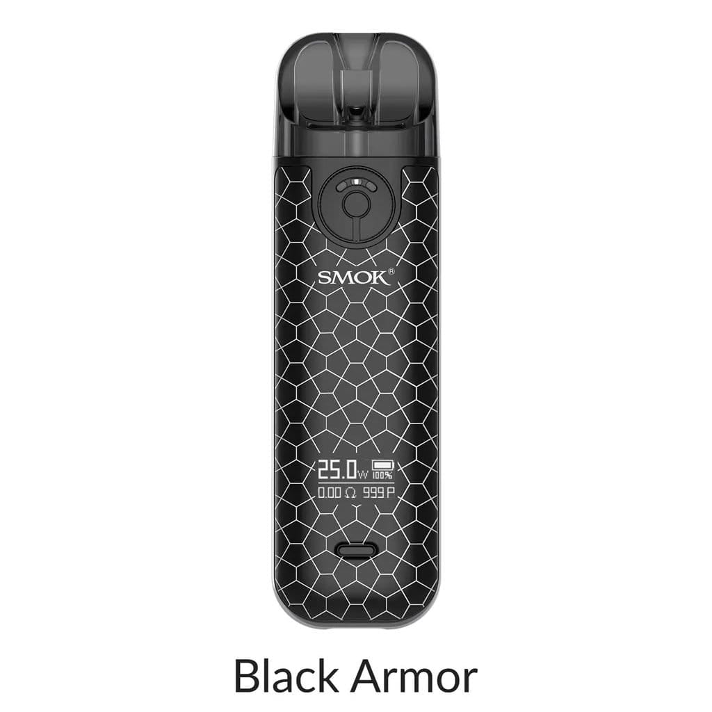 SMOK Novo 4 Open Pod Kit (CRC) Black Armor Pod Systems