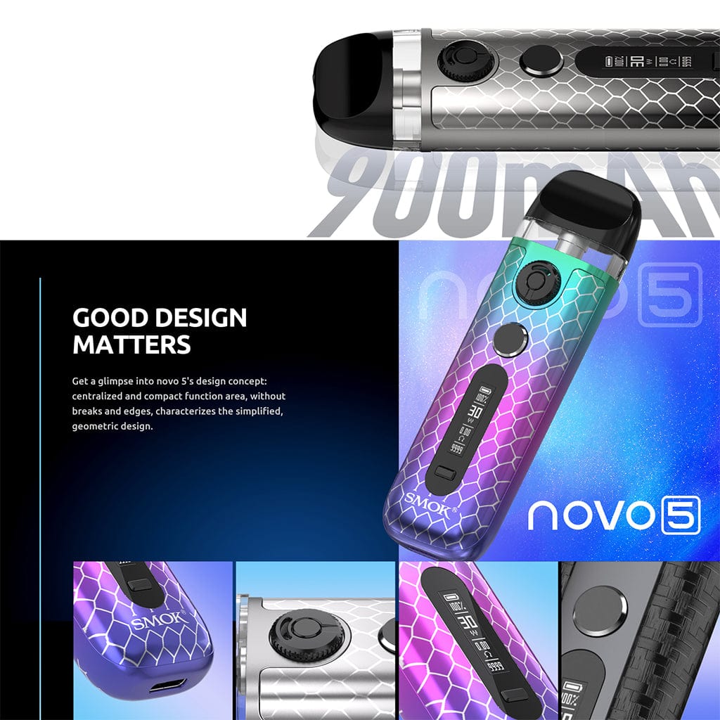 SMOK Novo 5 Open Pod Kit (CRC) Pod Systems